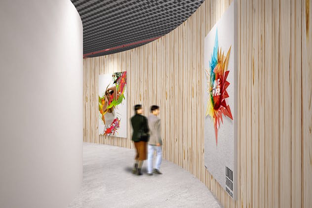 展馆艺术品海报展览样机Vol.5 Exhibition Mockup [vol 5]插图(6)