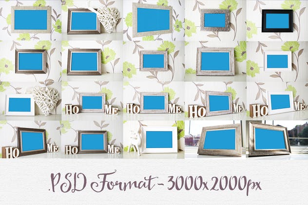 复古质朴别致的画框样机模板 20 Beautiful Frame Mockups插图(3)