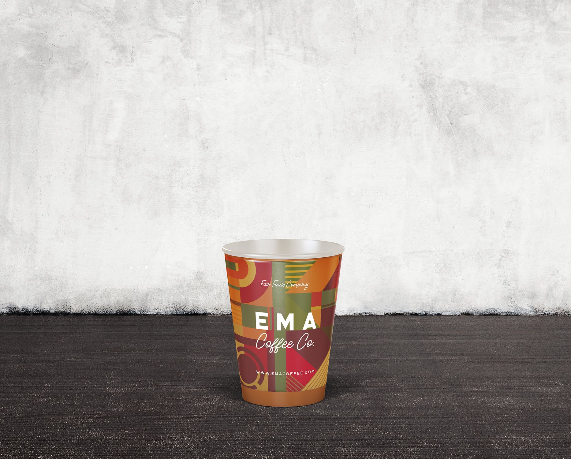 8个咖啡纸杯外观设计效果图素材库精选 8 Coffee Paper Cup Mockups插图(4)