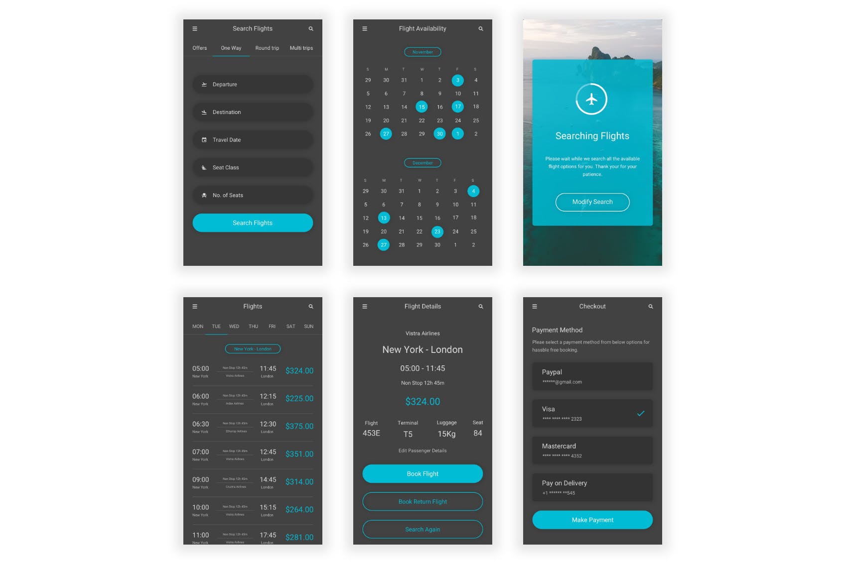 旅行＆机票在线预订APP应用UI设计Sketch模板 Duri – Travel & Flight Booking Figma UI Kit插图(13)