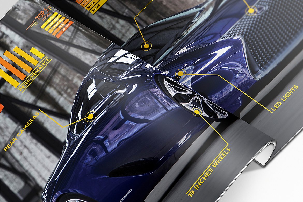 高端时尚极简的杂志模板 Catwalk Magazine Template [indd]插图(2)