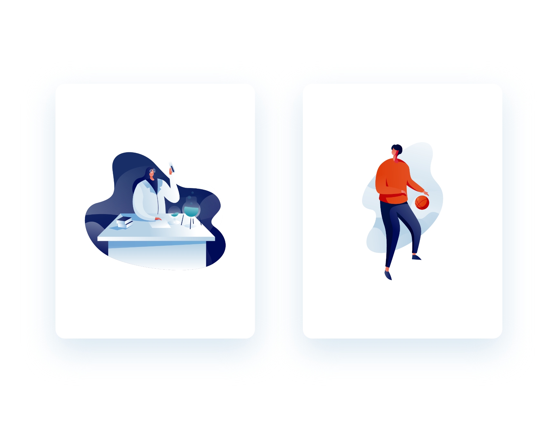 素材库下午茶：有创意的教育主题插画矢量素材下载[Ai]插图(2)