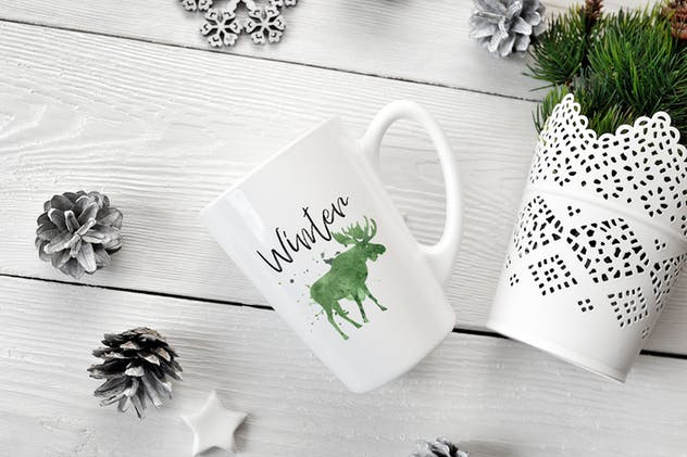 水彩肌理纹理＆水彩飞溅斑点设计素材 Watercolor textures&splashes插图(3)