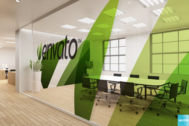 企业会议室/办公室场景样机模板 Office Interior Branding Mockups插图(5)