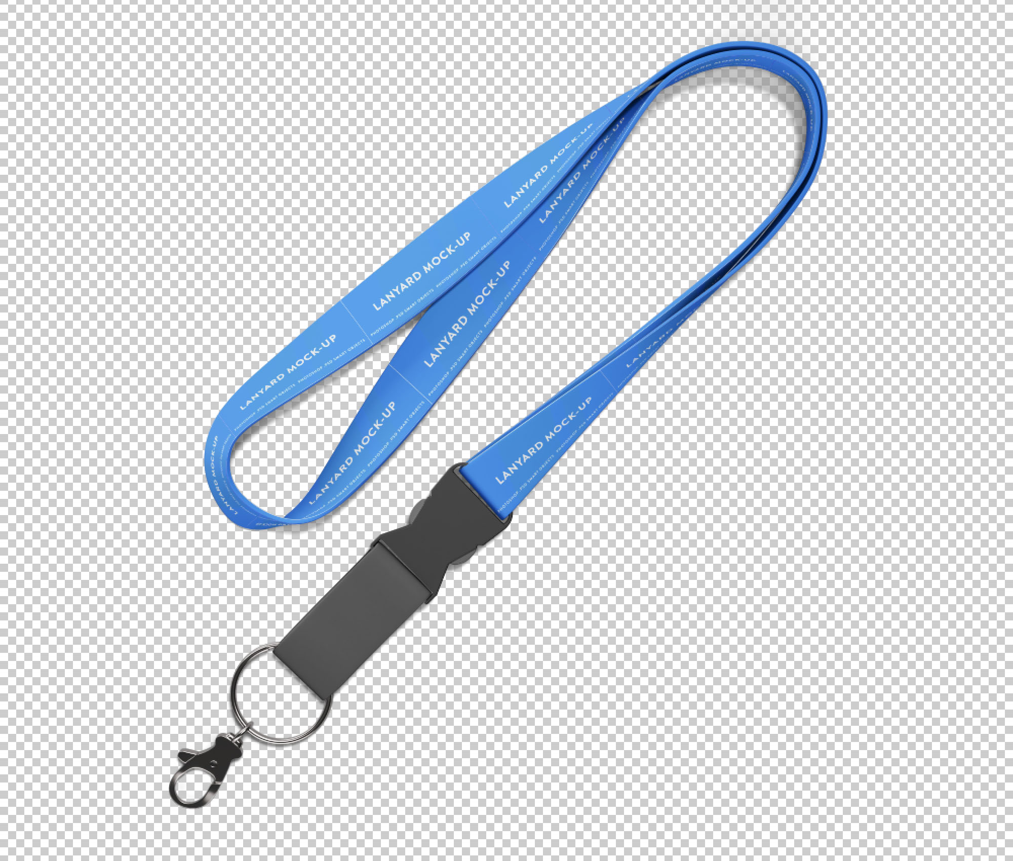 简约挂绳外观设计样机模板 Simple Lanyard Mockup插图(5)