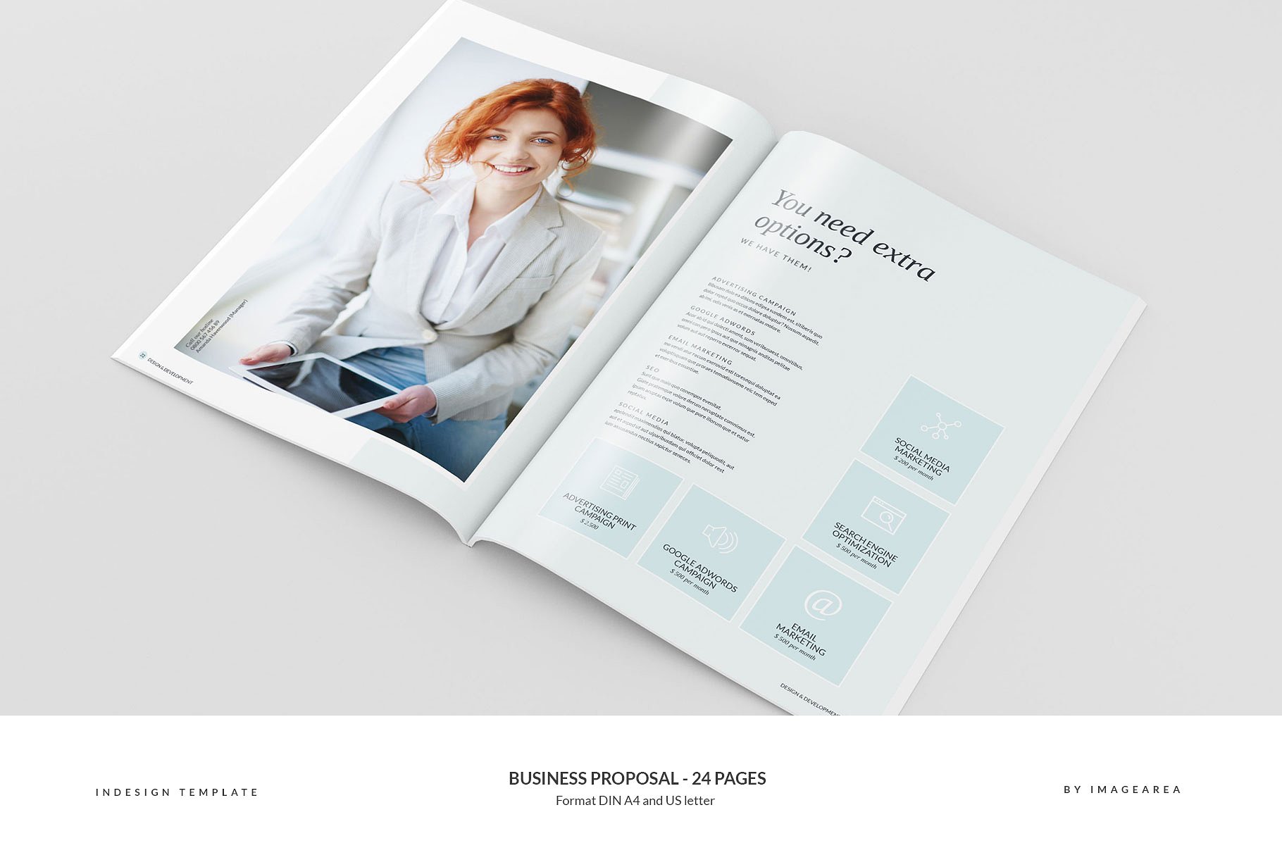 商业策划书计划书设计模板 Business Proposal – 24 pages插图(13)