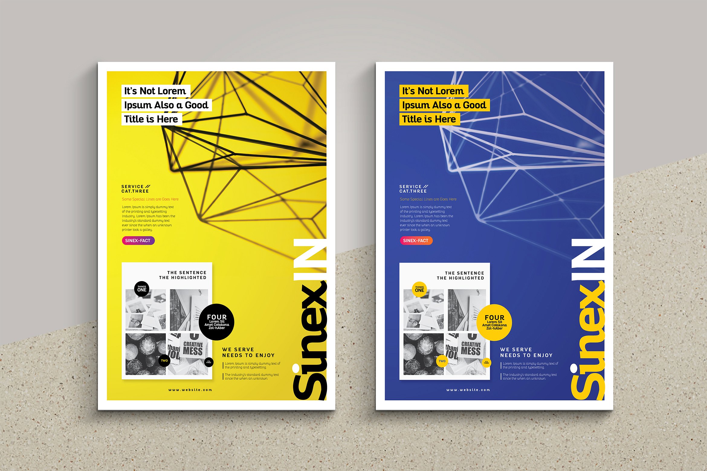 10款年度最佳设计的海报模板下载 Best 10 Flyer Poster Bundle [eps]插图(6)