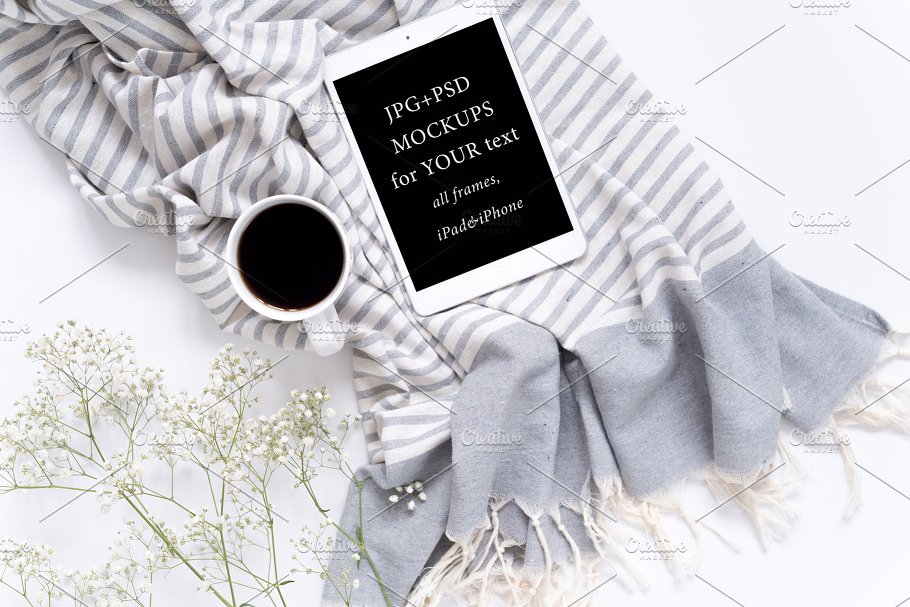 小资范iPad样机模板 Ipad Mockup插图