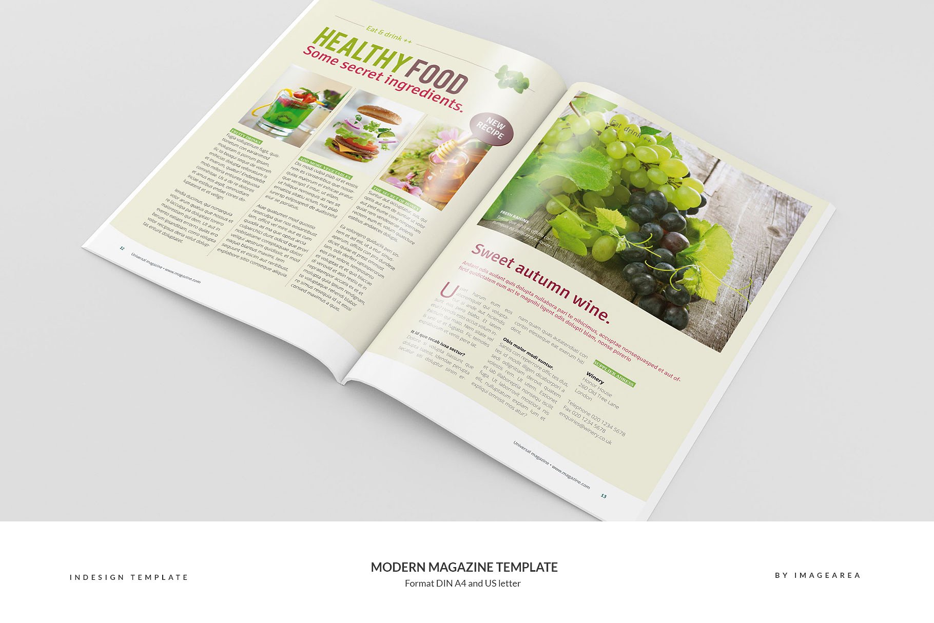 现代摩登城市宣传杂志画册模板 Modern Magazine Template插图(7)