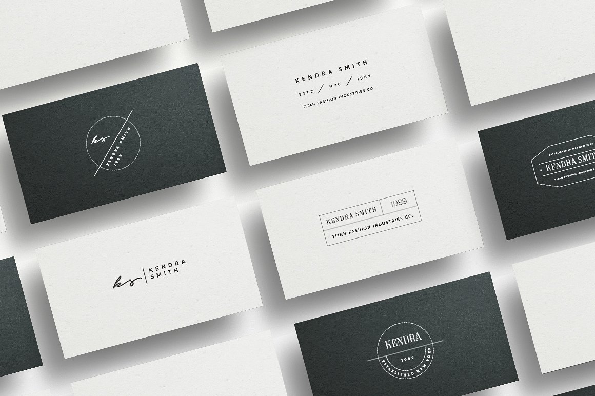 50款时尚行业品牌Logo模板 50 Branding Fashion Minimal Logos插图(1)