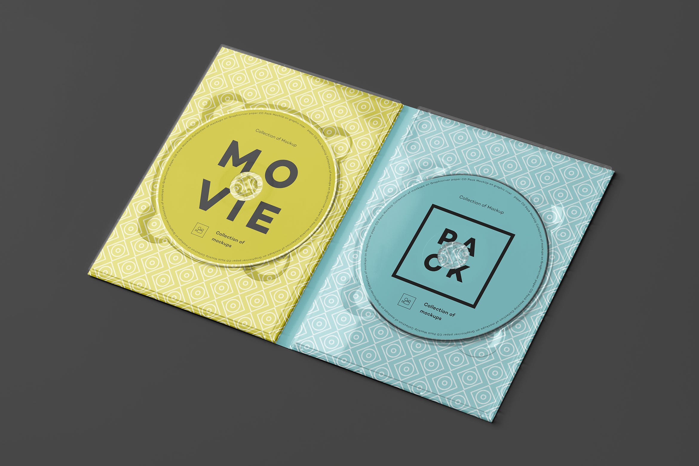 电影DVD包装盒外观设计样机3 Movie Pack Mock-up 3插图