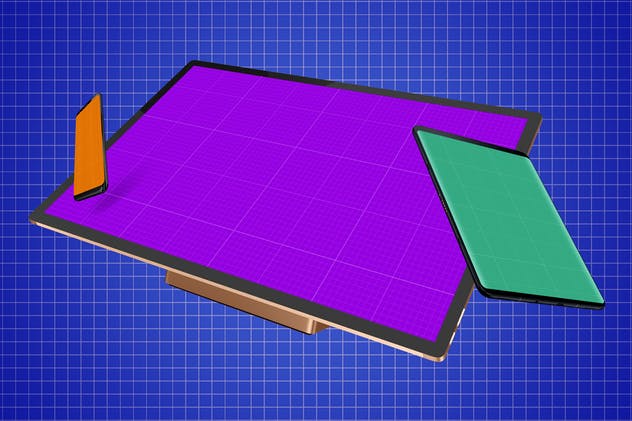 跨平台设计项目展示样机合集 Responsive Screens Mockup插图(10)