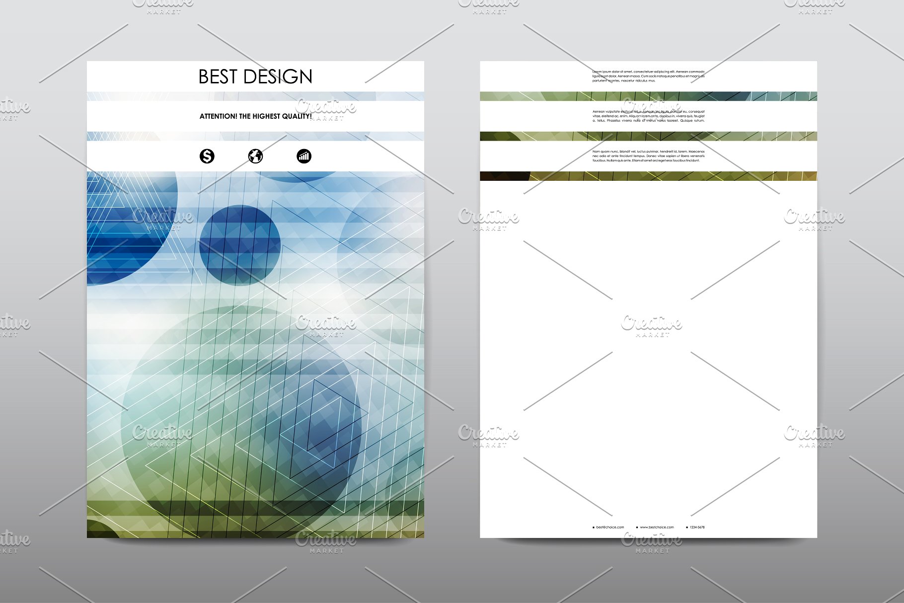 50+商业企业宣传小册子模板 50+ Business Brochures Bundle插图(53)