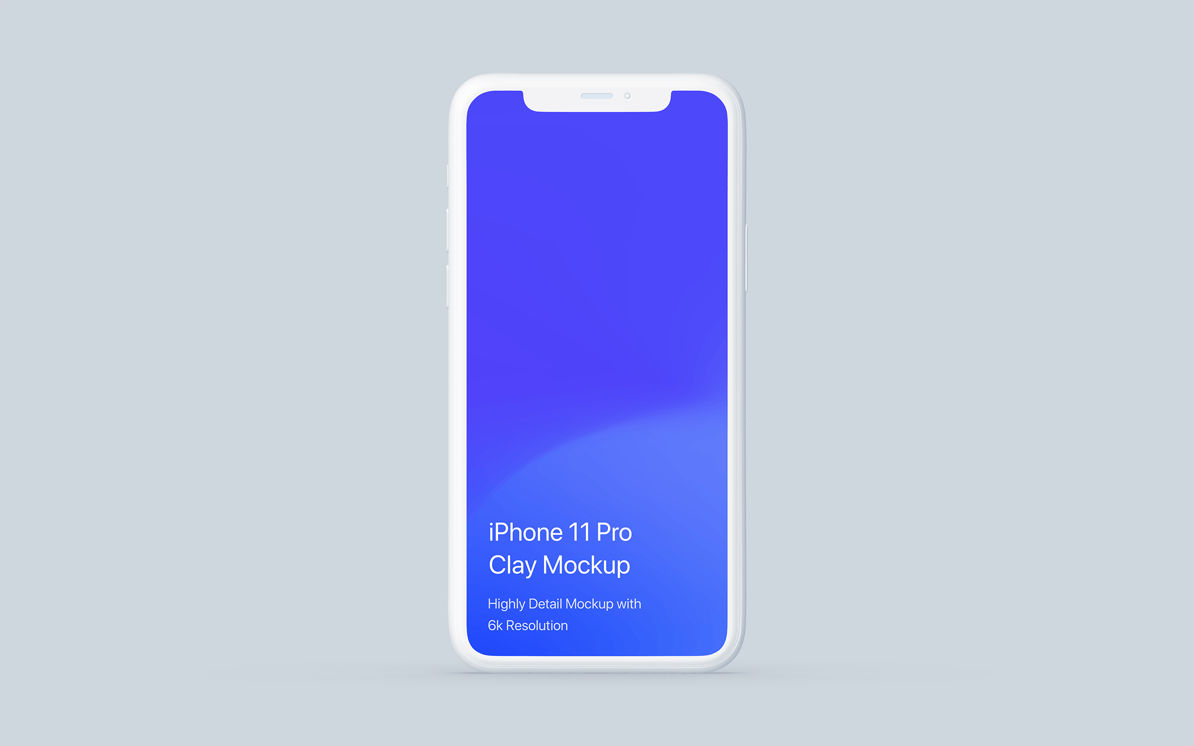 黏土材质iPhone 11 Pro智能手机素材库精选样机 Clay iPhone 11 Pro Mockup – Clay Mockup Scenes插图(11)
