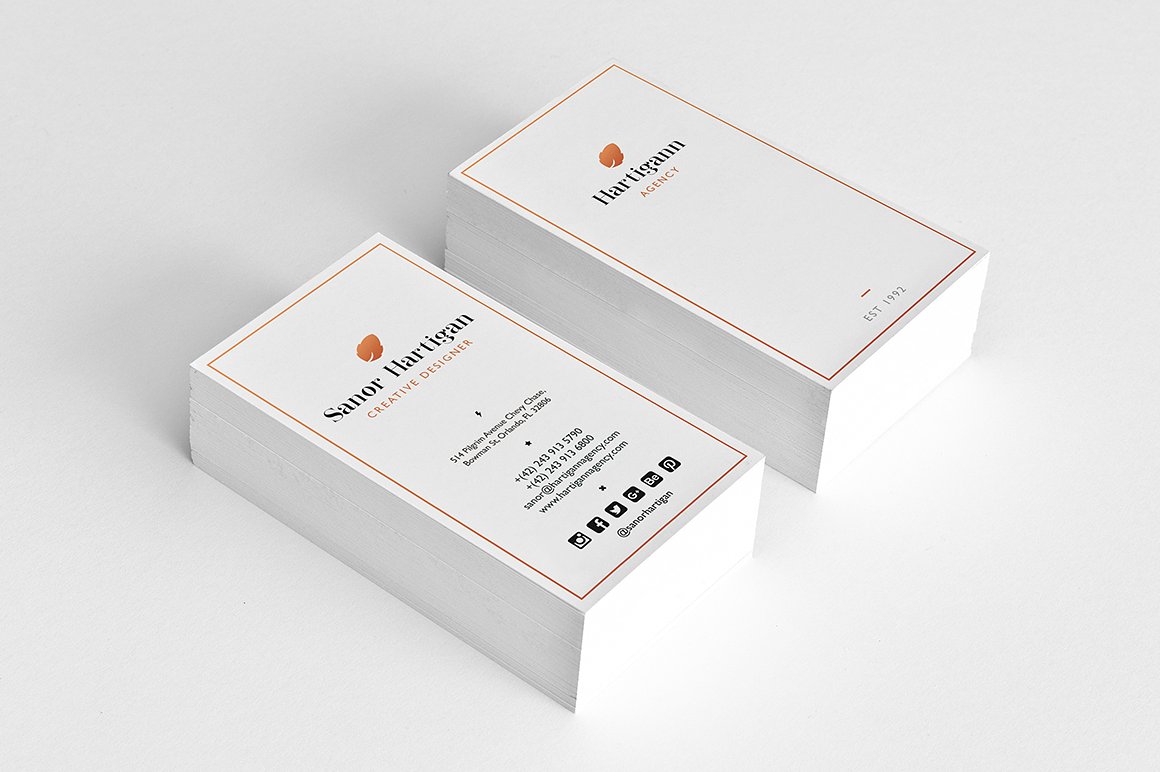 30个时尚高端的名片卡片邀请函请柬设计模板插图(5)