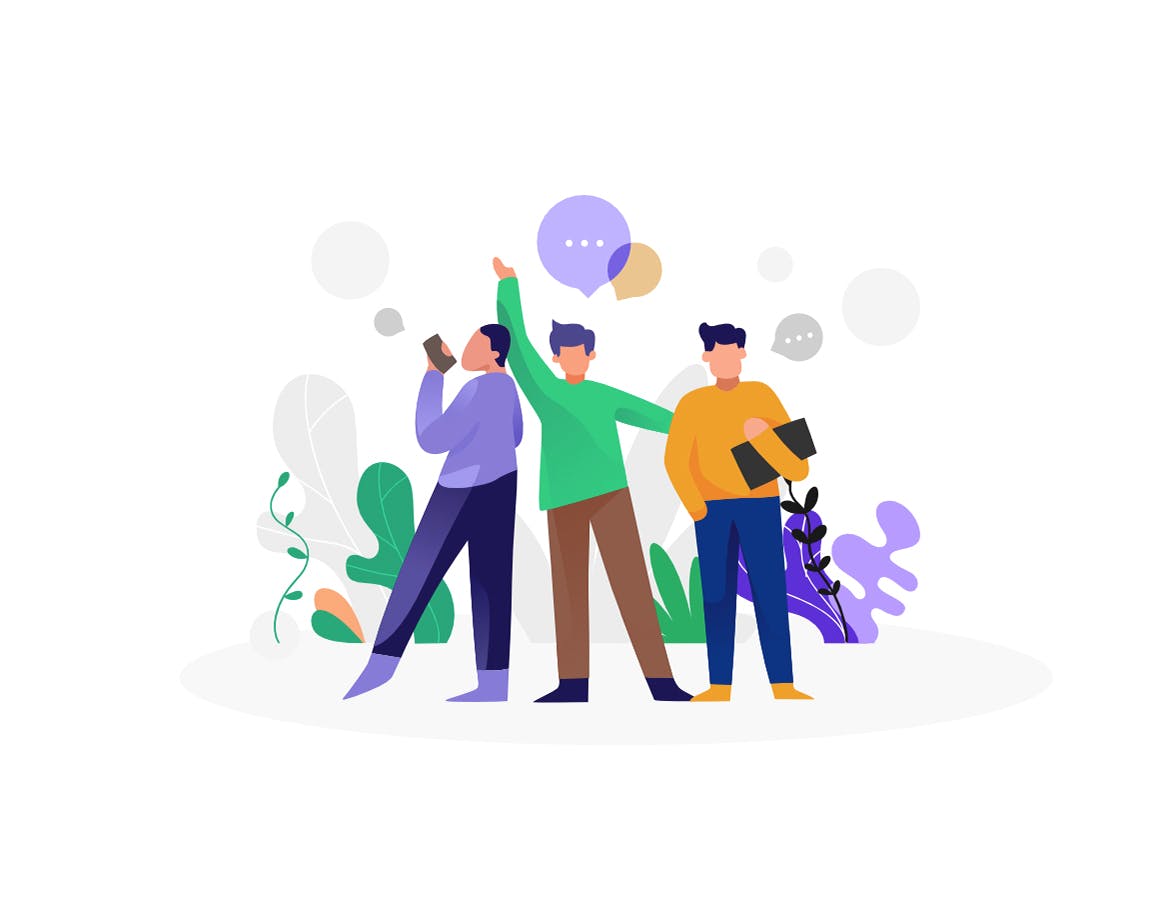 Hello world主题网站设计矢量插画素材 Hello world Illustration For Website插图(2)