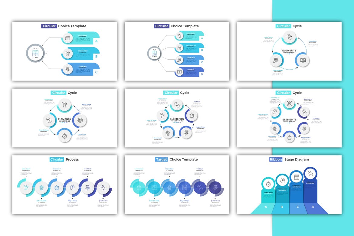 高端企业宣传PPT幻灯片设计模板下载 My Slides For Powerpoint插图(6)