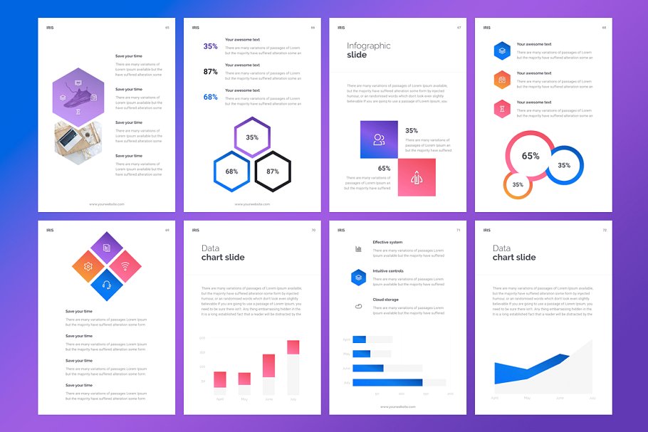 A4尺寸商务产品宣传垂直模板 A4 Vertical Templates Bundle插图(6)