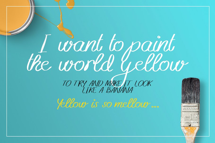 13款手写英文字体合集&Logo模板、矢量插画 Wonderland Fonts Pack & Branding Kit插图(18)