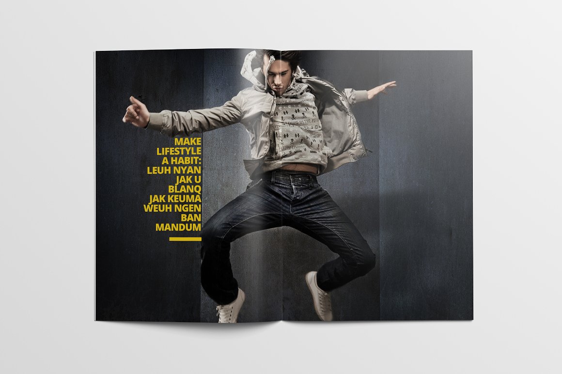 时尚极简的代言人简介杂志模板下载[indd]插图(16)