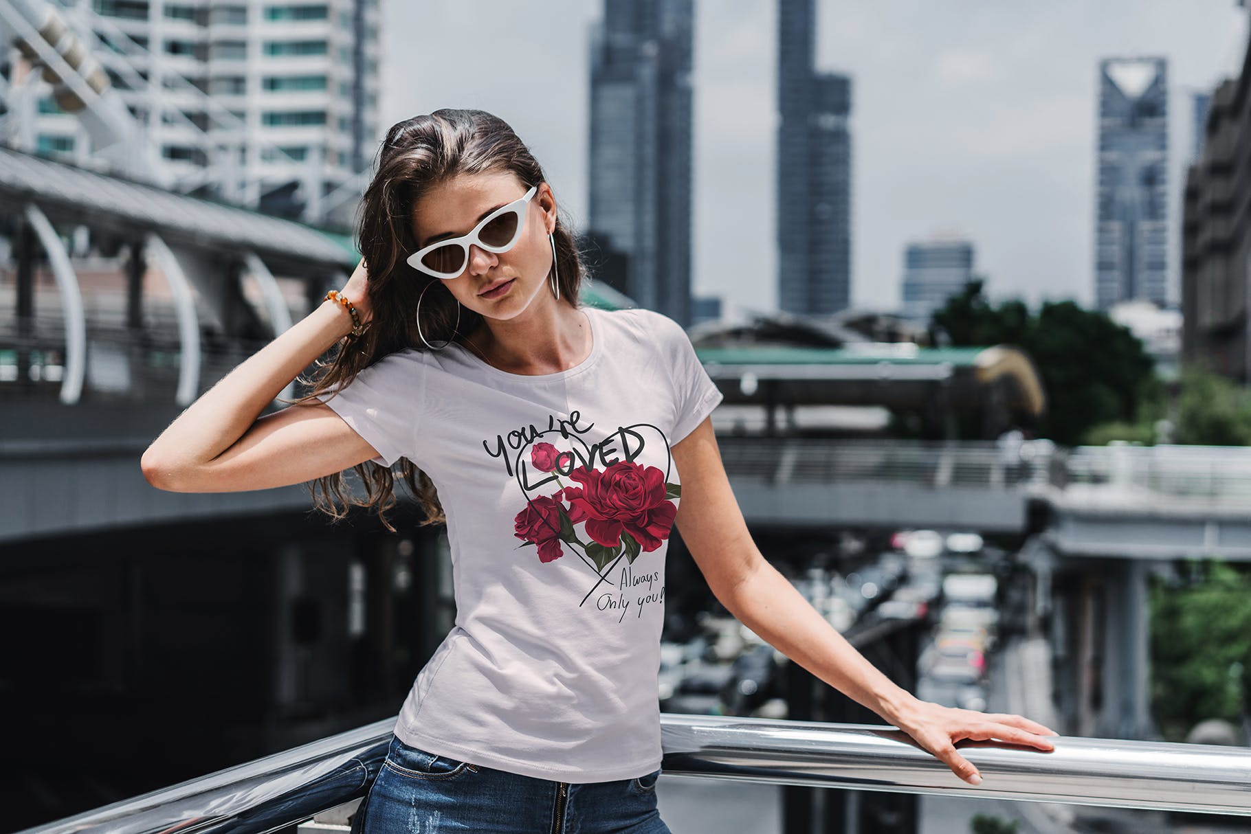 都市风格男士T恤印花设计效果图样机v2 T-Shirt Urban Style Vol2插图(3)