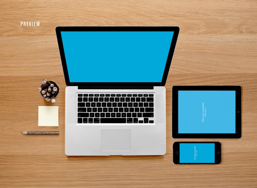 高品质的电子产品APP UI WEB网站展示VI样机展示模型mockups插图(4)