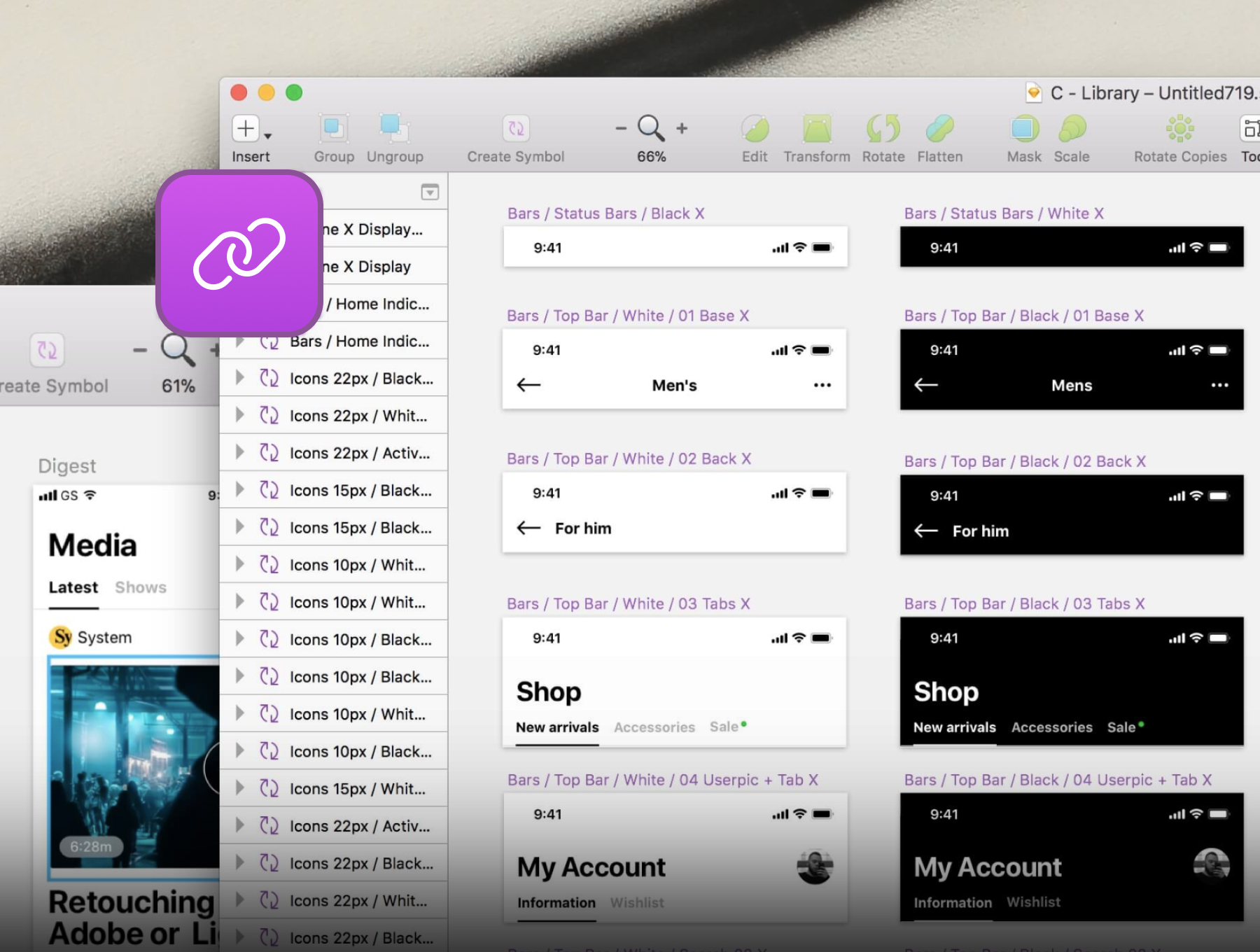 素材库下午茶：多功能iOS UI KIT组件工具大套装下载[Sketch,Fig,XD]插图(4)