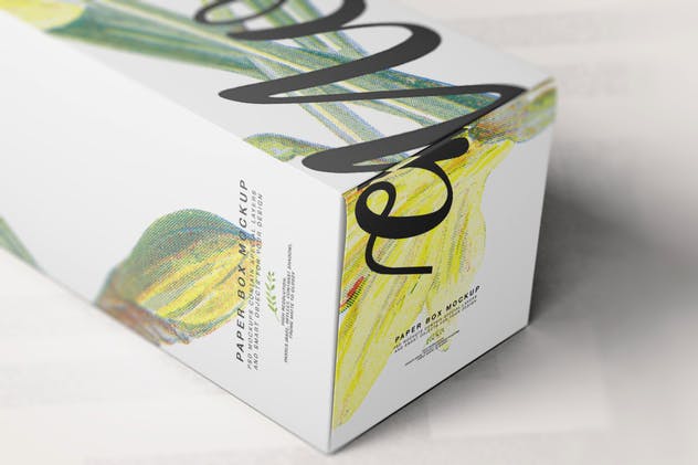 葡萄酒/饮料瓶包装纸盒样机9 Paper Box Mockup 09插图(9)
