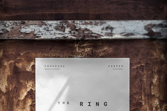 红砖墙海报张贴效果展示样机模板 Urban Poster Mock-up插图(5)