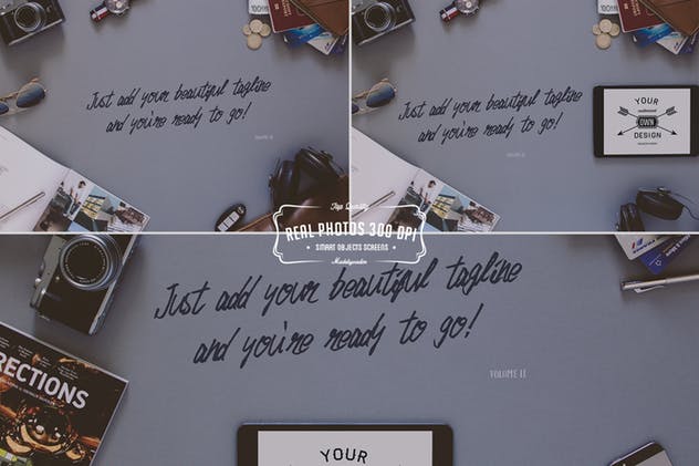 21组多元素食物/旅行/时尚/化妆/摄影主题样机合集 21 Hero/Header images插图(4)