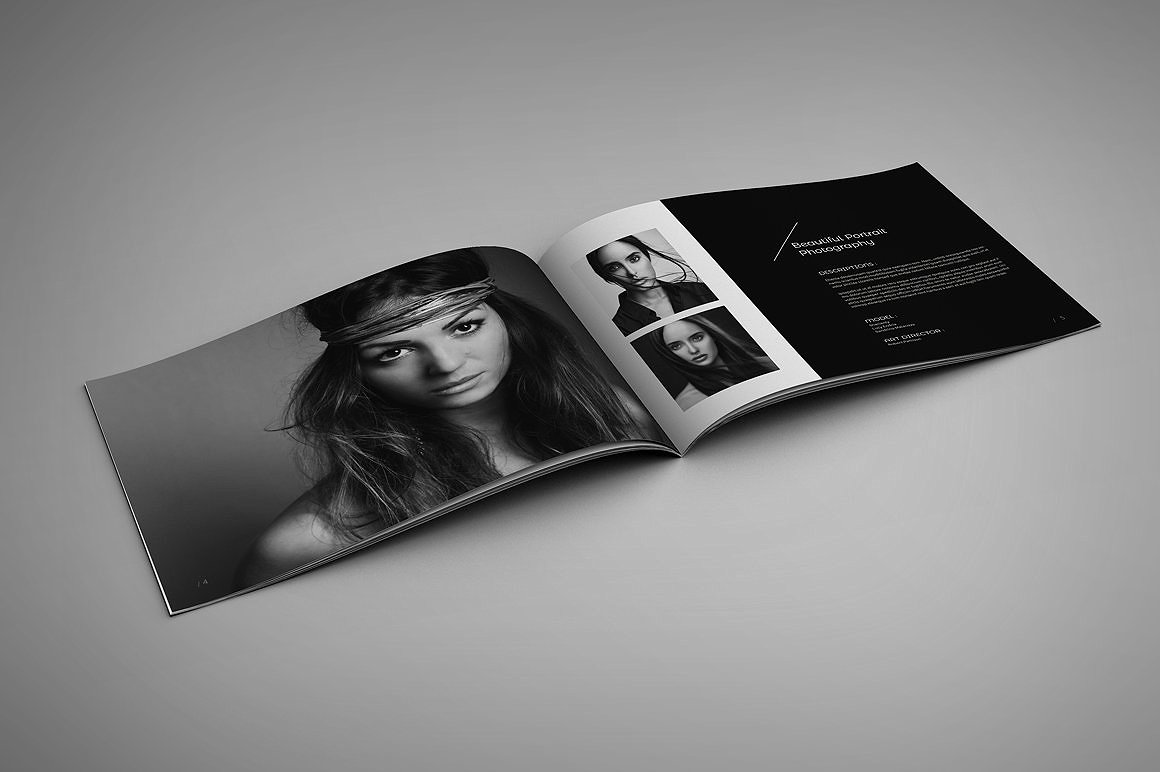 24P专业简洁现代的摄影画册手册杂志楼书设计模板插图(3)