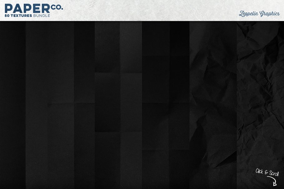 50款各种配色和材质纸张纹理 50 Paper Textures Set插图(8)