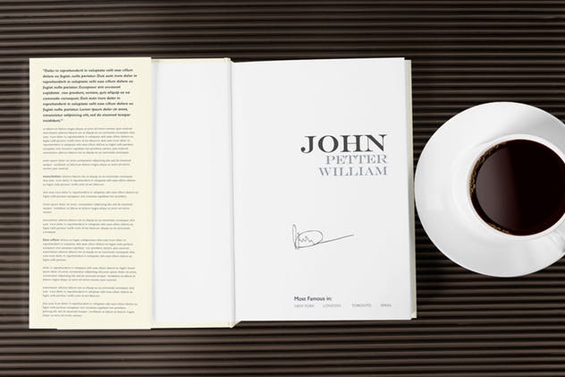 7款精装图书封面及版式设计样机 7 Book Mockups插图(6)