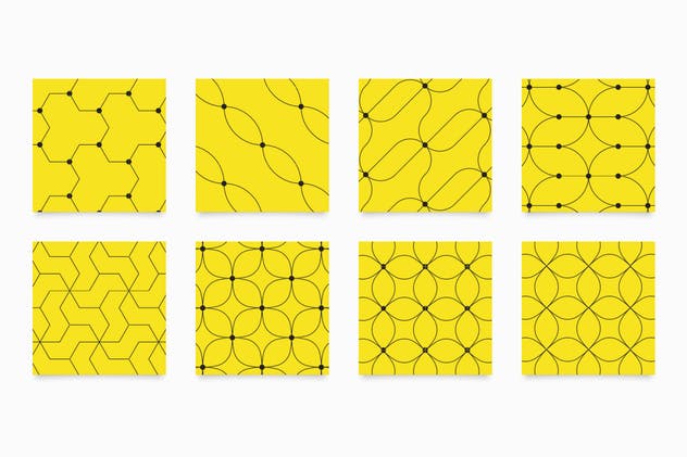100种风格外观包装设计线条图案纹理 Line Patterns插图(12)