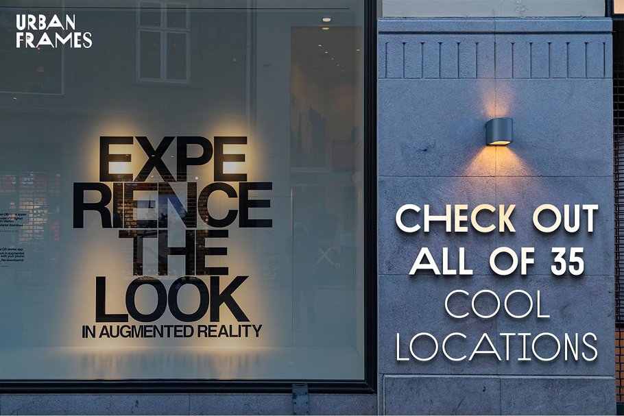 城市海报艺术品广告样机模板合集 Urban Frames插图(5)