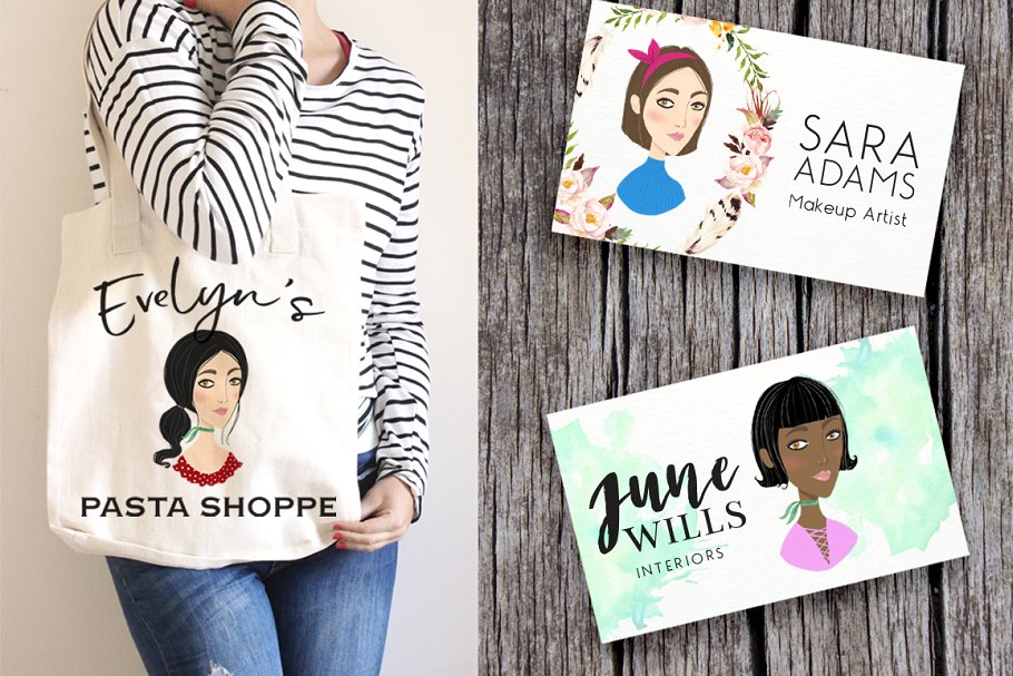 自定义手绘人物肖像插画 Custom Portrait Creator Facebox插图(1)