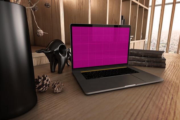 真实场景Macbook笔记本网页UI设计展示样机v1 MacBook Pro V.1插图(7)