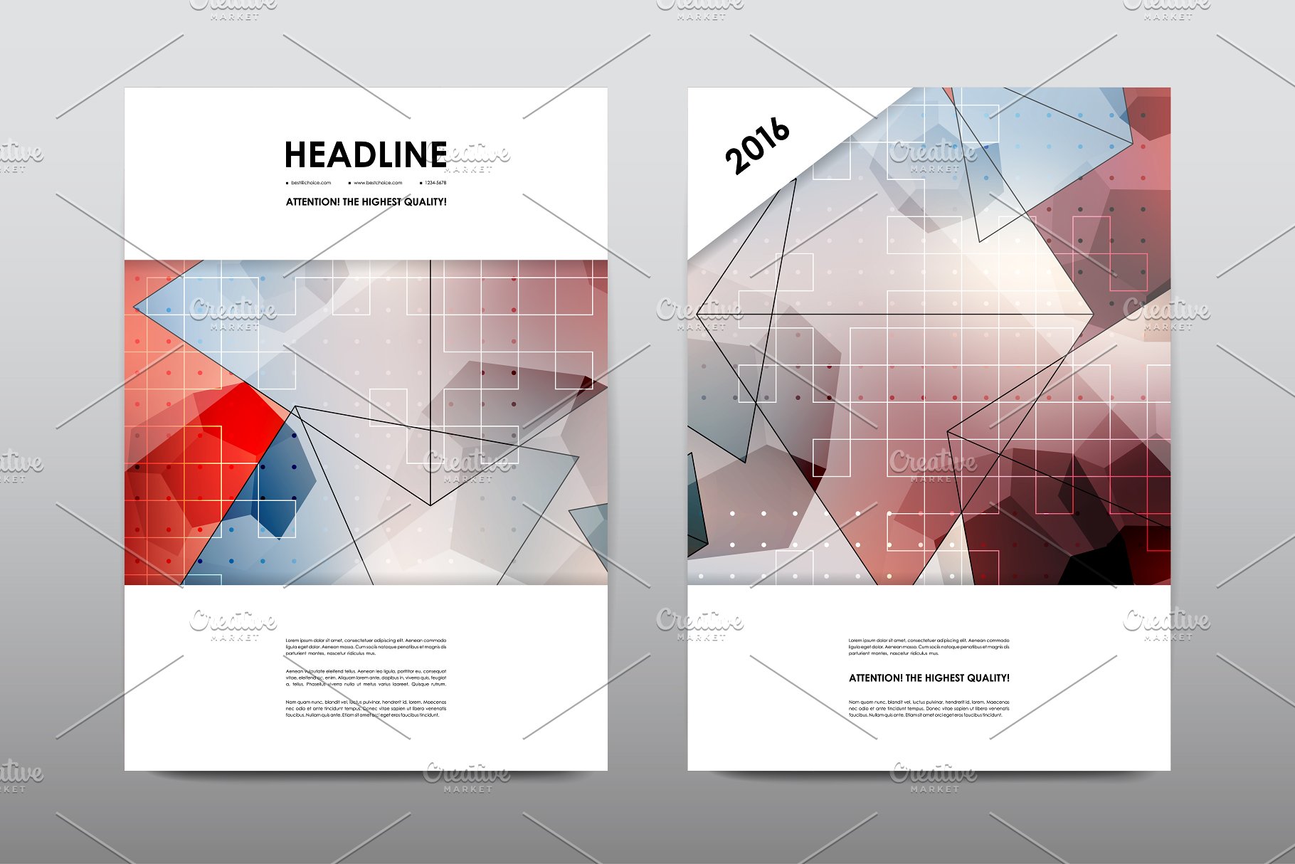 极力推荐：50+企业商业介绍宣传小册子模板 50+ Business Brochures Bundle插图(6)