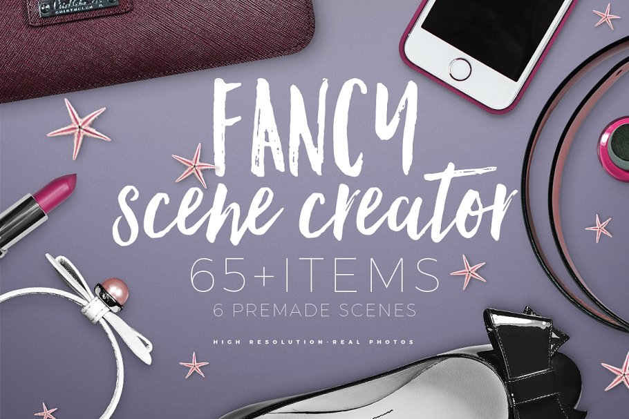 时尚女性巨无霸&场景样机 Fancy Scene Creator插图