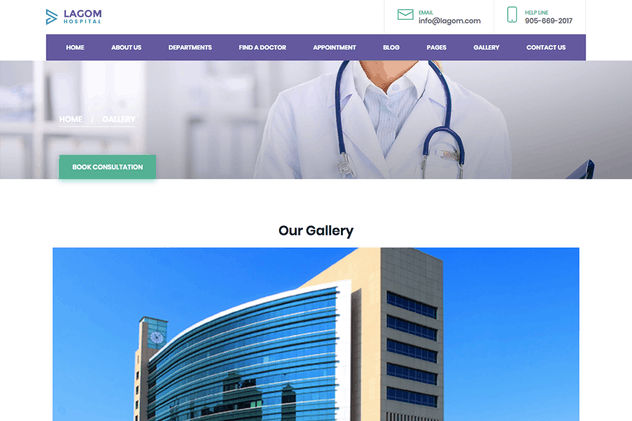 治疗研究所医院网站PSD模板 Medical: Treatment Institute Hospital PSD Template插图(12)