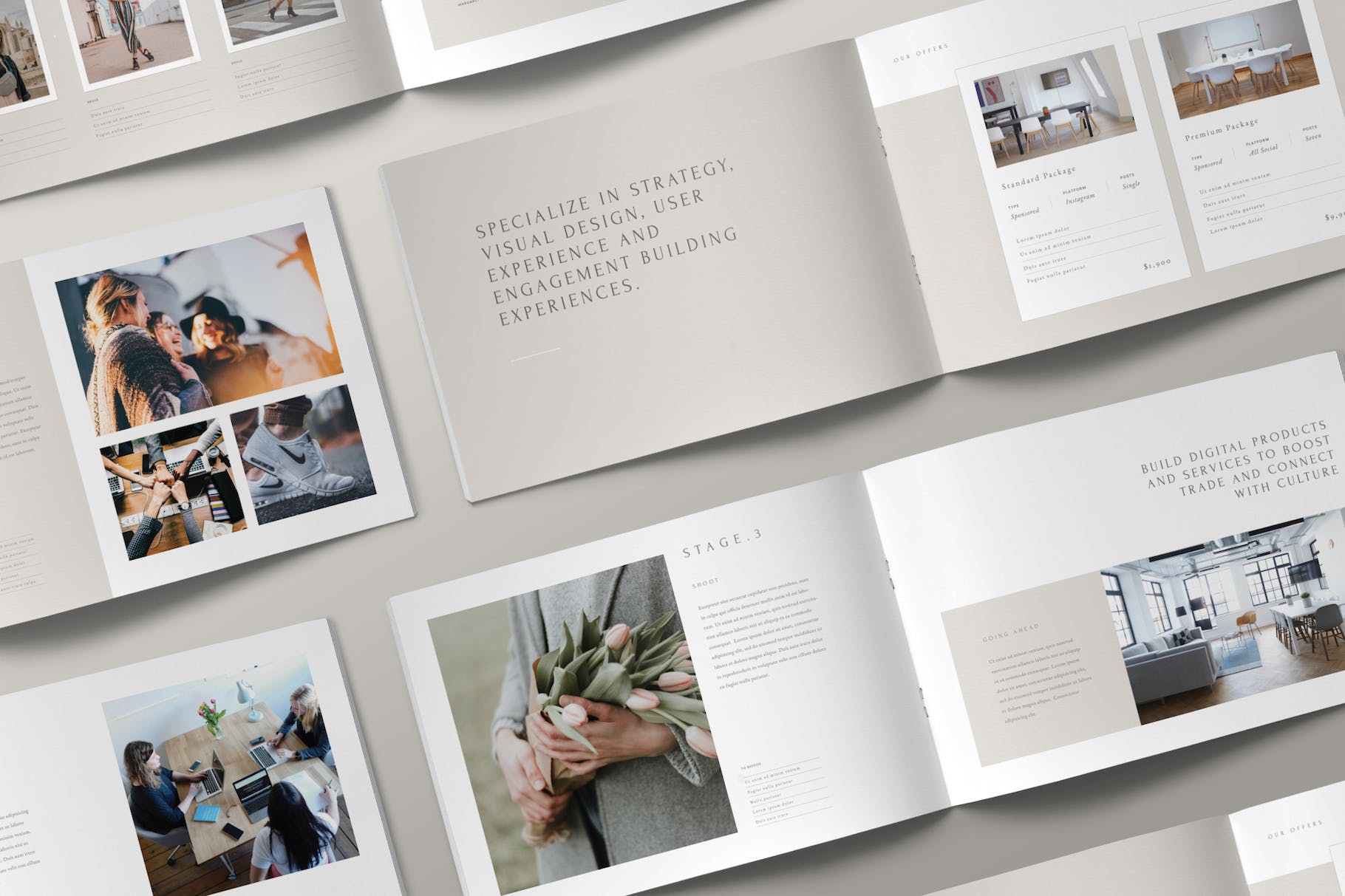 个人品牌形象塑造画册设计模板 Media Press Kit Template插图(2)