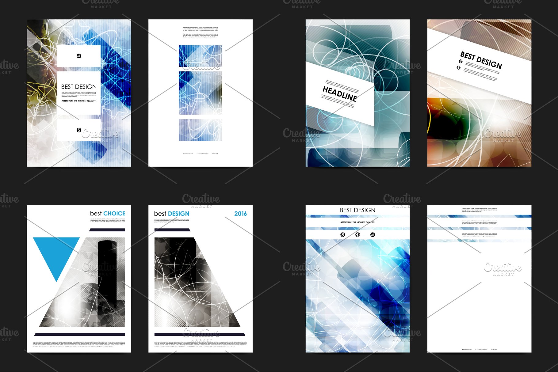 极力推荐：50+商业企业宣传传单模板 50+ Business Flyers Bundle插图(11)