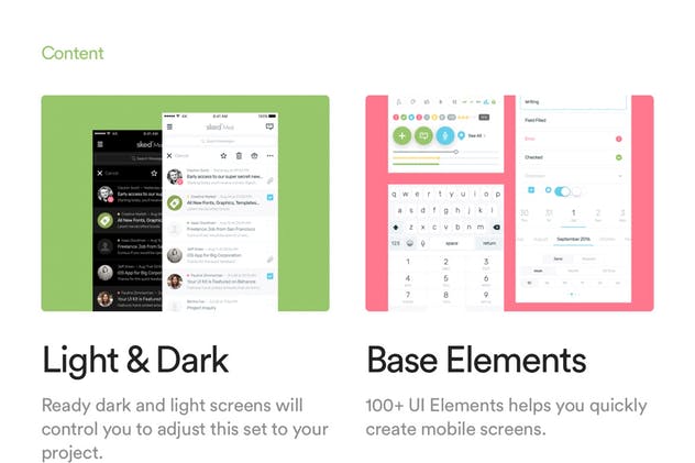 数据信息统计分析类应用设计UI套件 Sked Mobile UI Kit插图(3)