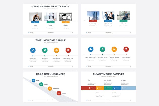 信息图表类型企业数据展示PPT演示模板Vol.39 Multipurpose PowerPoint Template V.28插图(9)