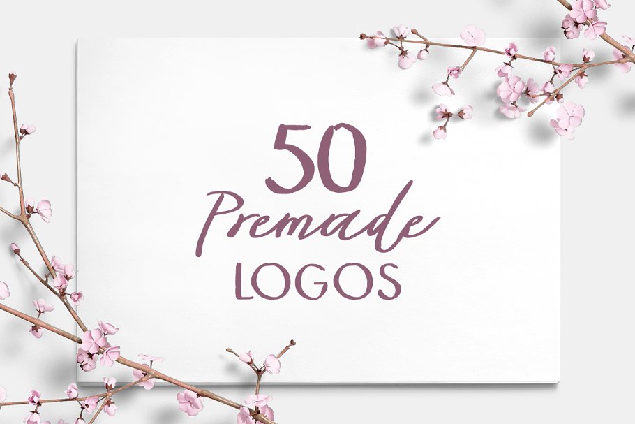 手绘字体+元素+Logo模板设计工具包 Storyland Font & Toolkit插图(5)