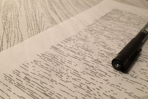 手工绘制的木质纹理图案素材 Hand Illustrated Wood Texture Patterns插图(4)