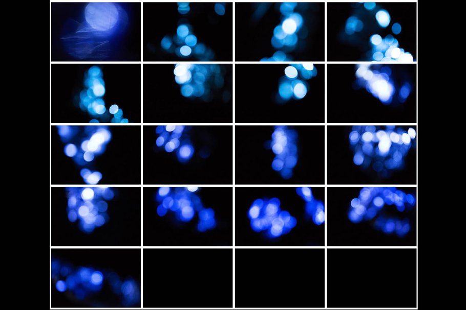 5K冰雪散景叠层背景 5K Ice Bokeh Overlays插图(3)