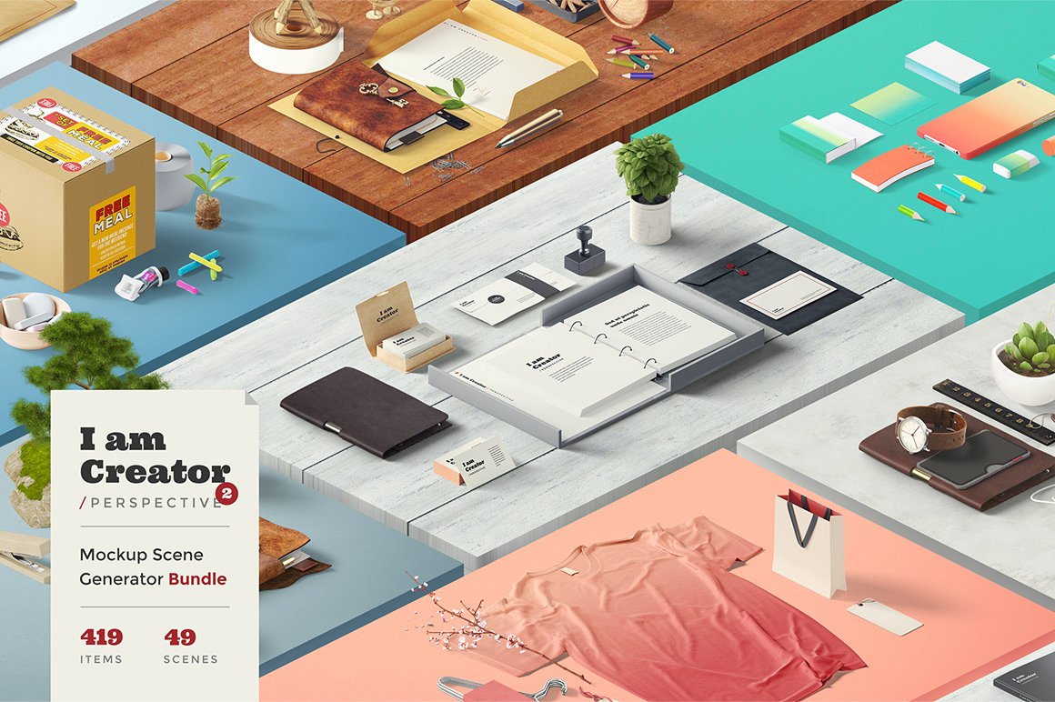 DIY模拟场景样机三步曲大礼包 I am Creator / Trilogy[18.31GB]插图(1)