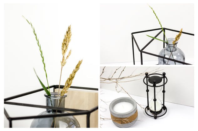 实木画框相框样机模板 Natural Wood Frame Mockup插图(5)