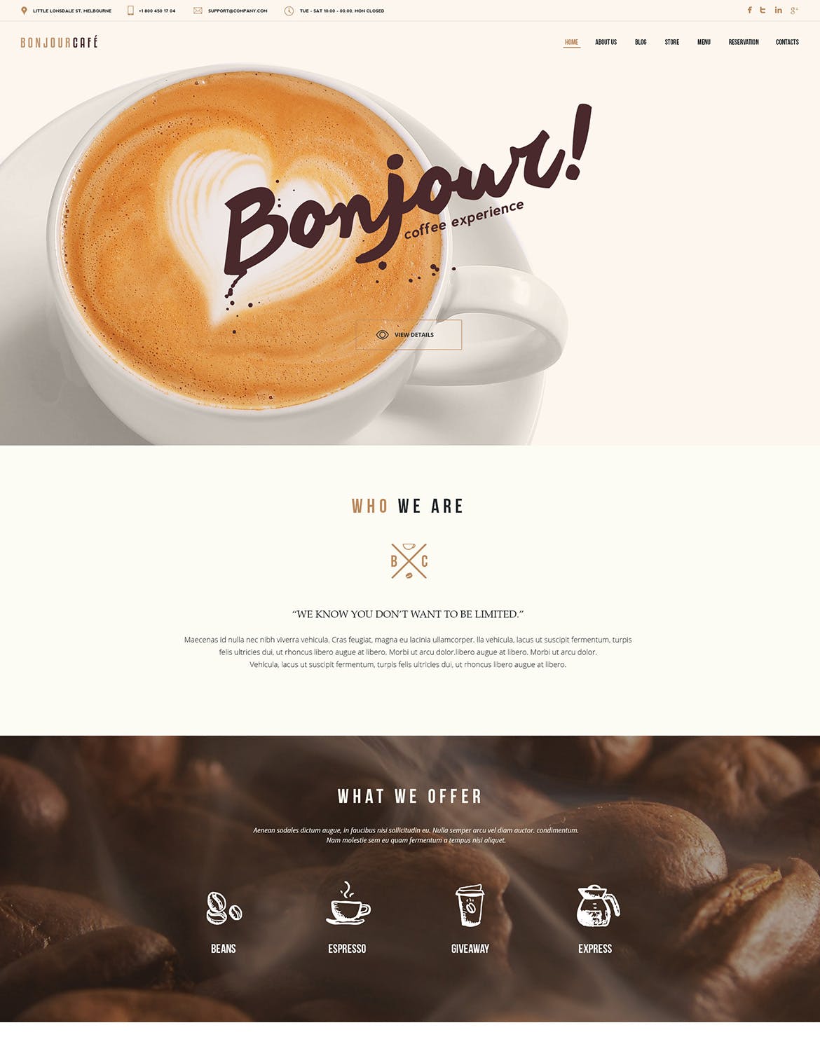 美食&餐厅网站设计PSD模板 Gourmet – Food & Restaurant PSD Template插图(4)